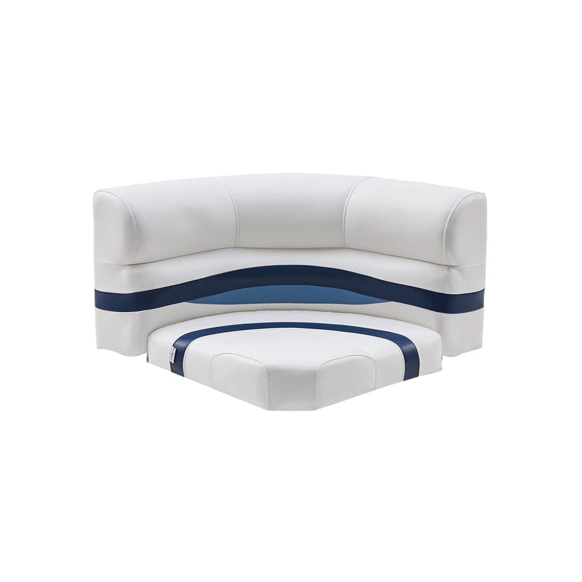30" Radius Premium Pontoon Corner Cushions Only