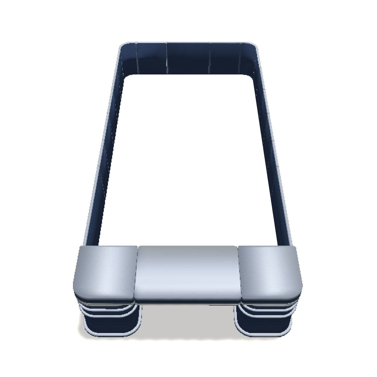 Full Width Sun Deck - 8' Wide 28" Corners Pontoon Fence Railing Package