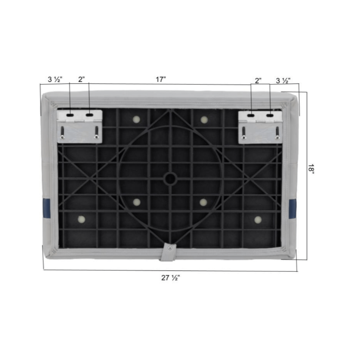 28" Classic Pontoon Bench Cushions Only
