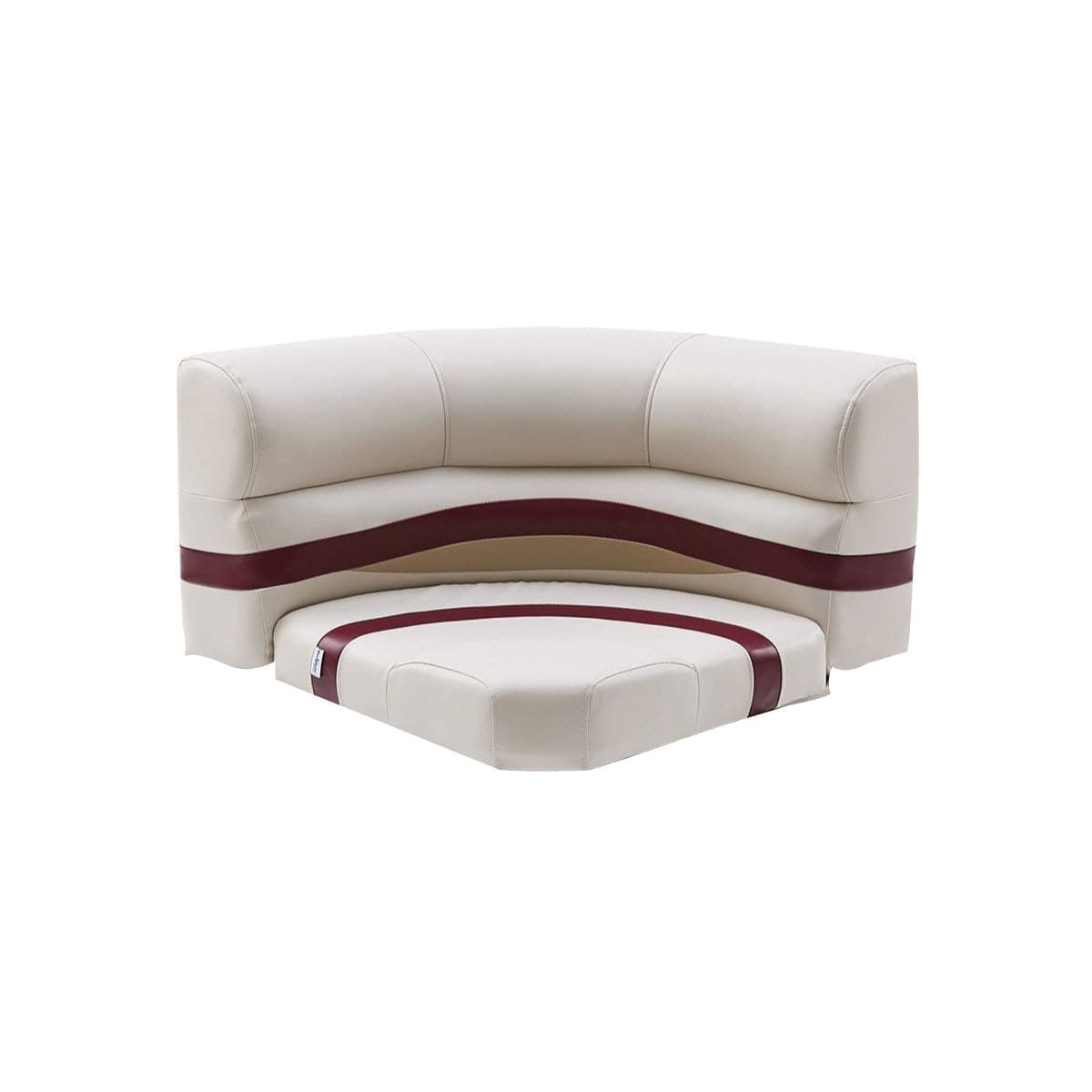 30" Radius Premium Pontoon Corner Cushions Only