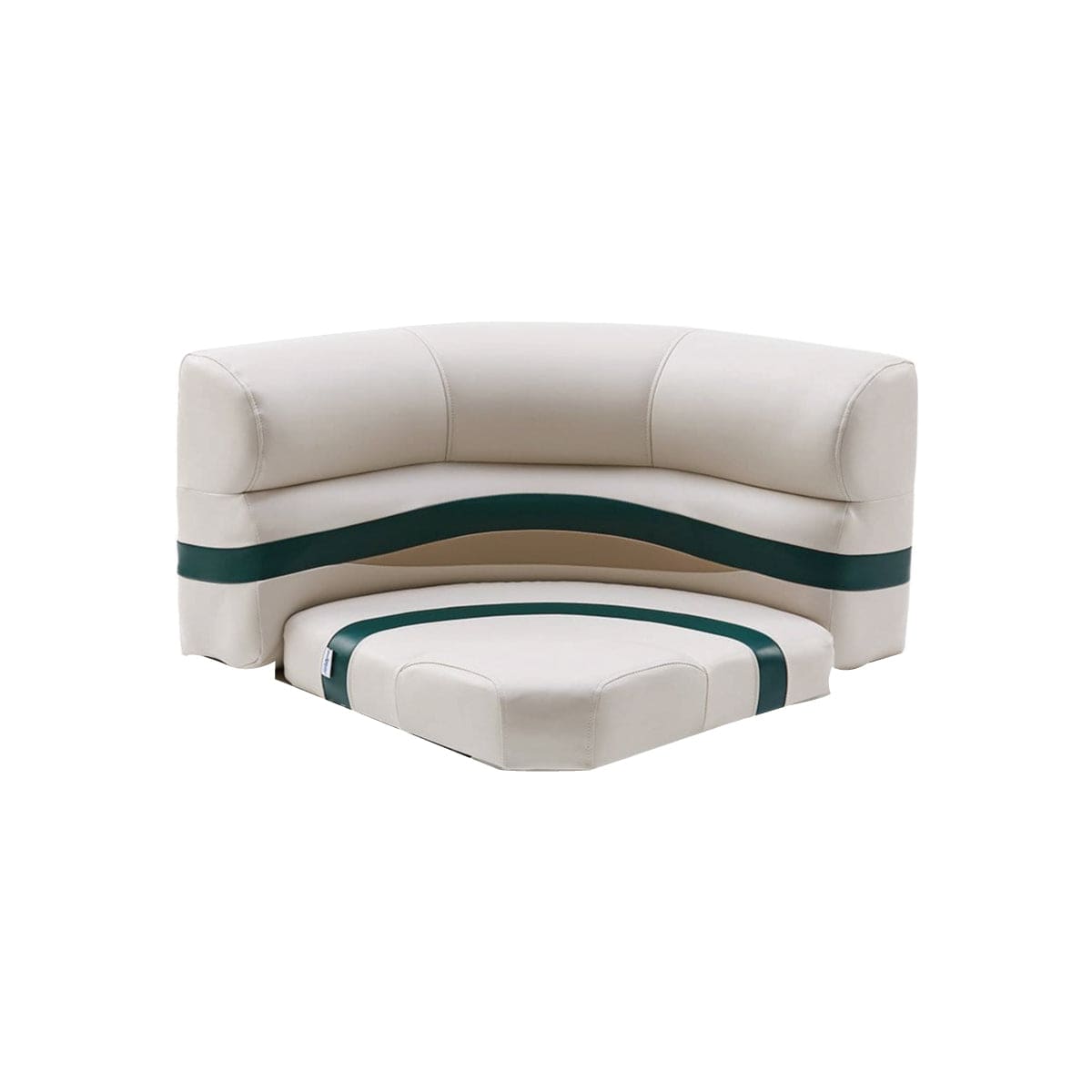 30" Radius Premium Pontoon Corner Cushions Only