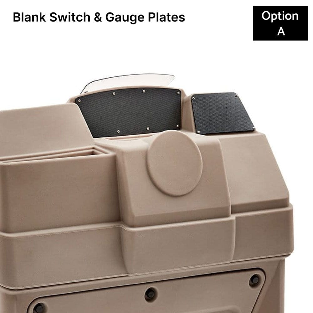Beige Large Console Blank Switch and Gauge Panels Carbon Fiber #color_invisible & beige