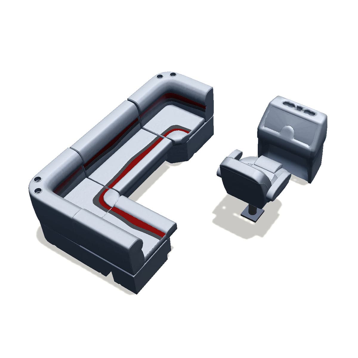 #color_gray, red & charcoal