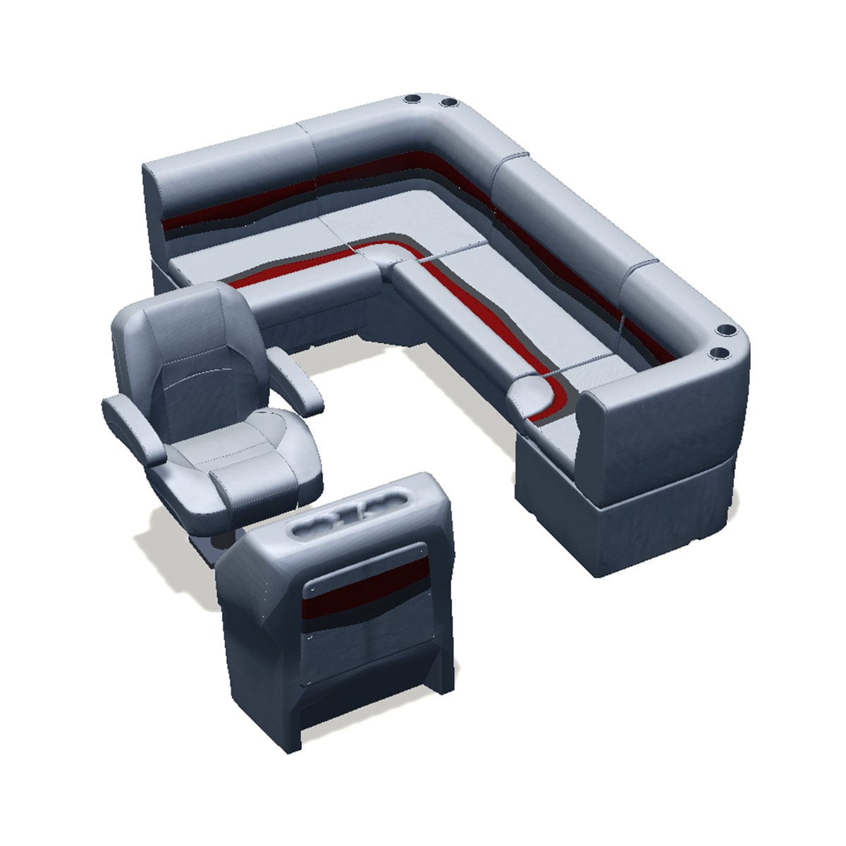 #color_gray, red & charcoal