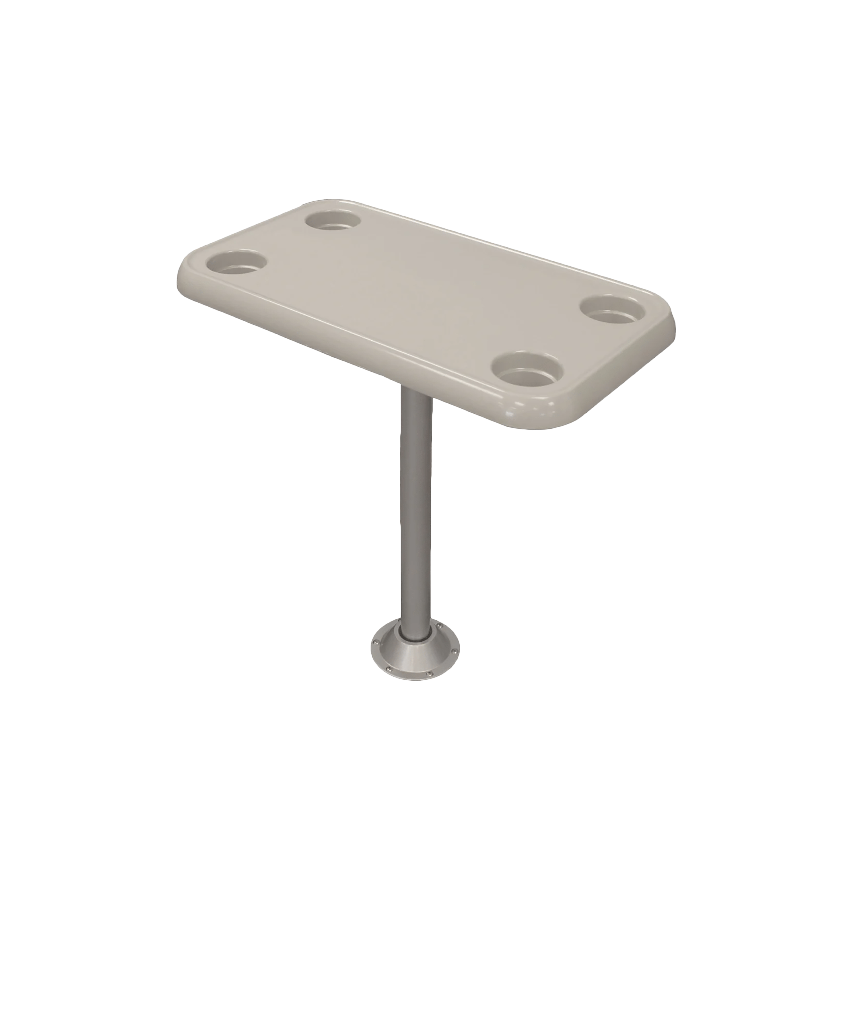 Rectangle Pontoon Table with four cupholders