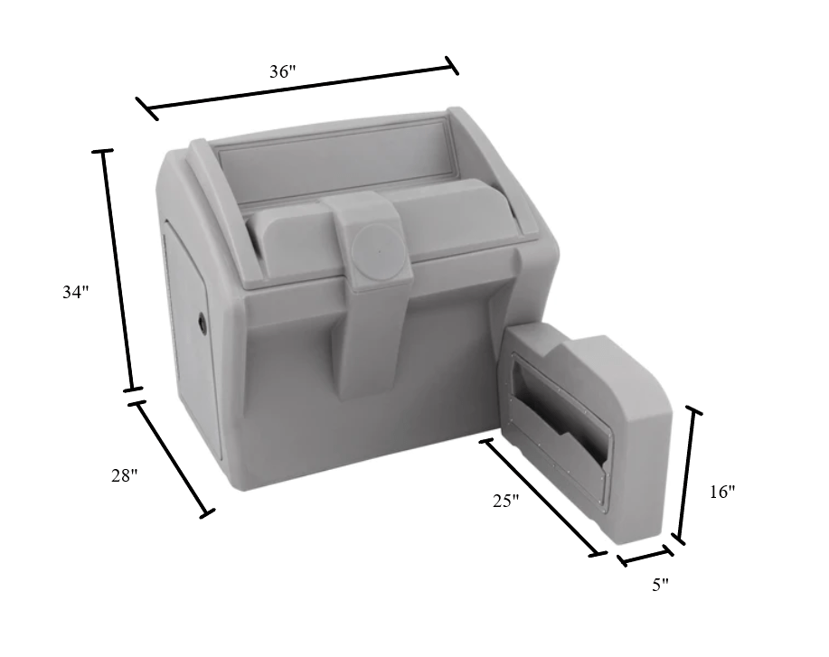 Gray Console Dimensions #color_gray