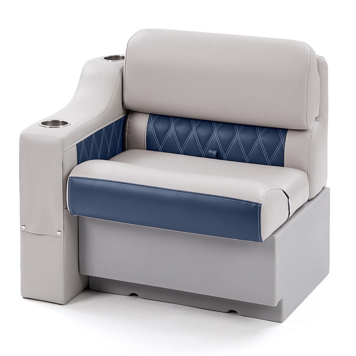 DeckMate Luxury Seat Arm Rest back #color_navy & gray