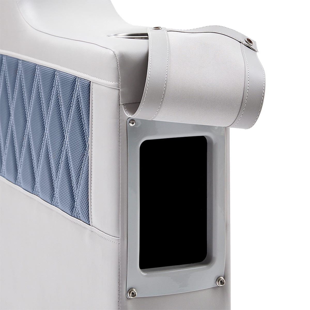 DeckMate Luxury Seat Arm Rest back #color_navy & gray