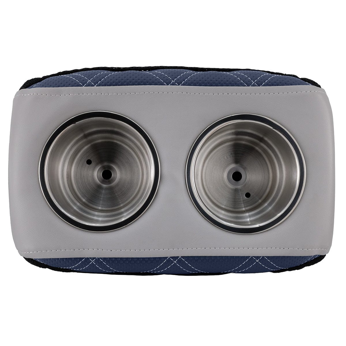 DeckMate Luxury Pontoon Cup Holders top #color_navy & gray