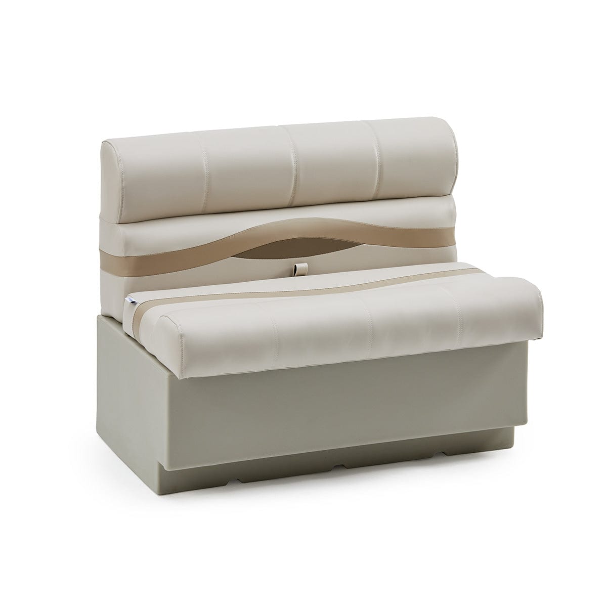 Pontoon Boat Bench Seat #color_ivory, tan & beige