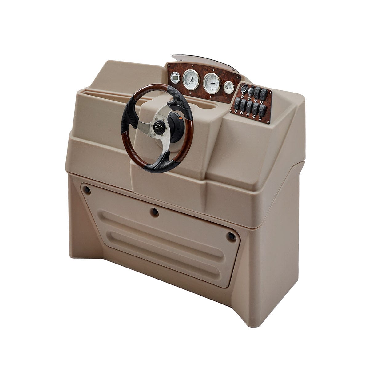 DeckMate Luxury Large Helm Console #color_beige & invisible