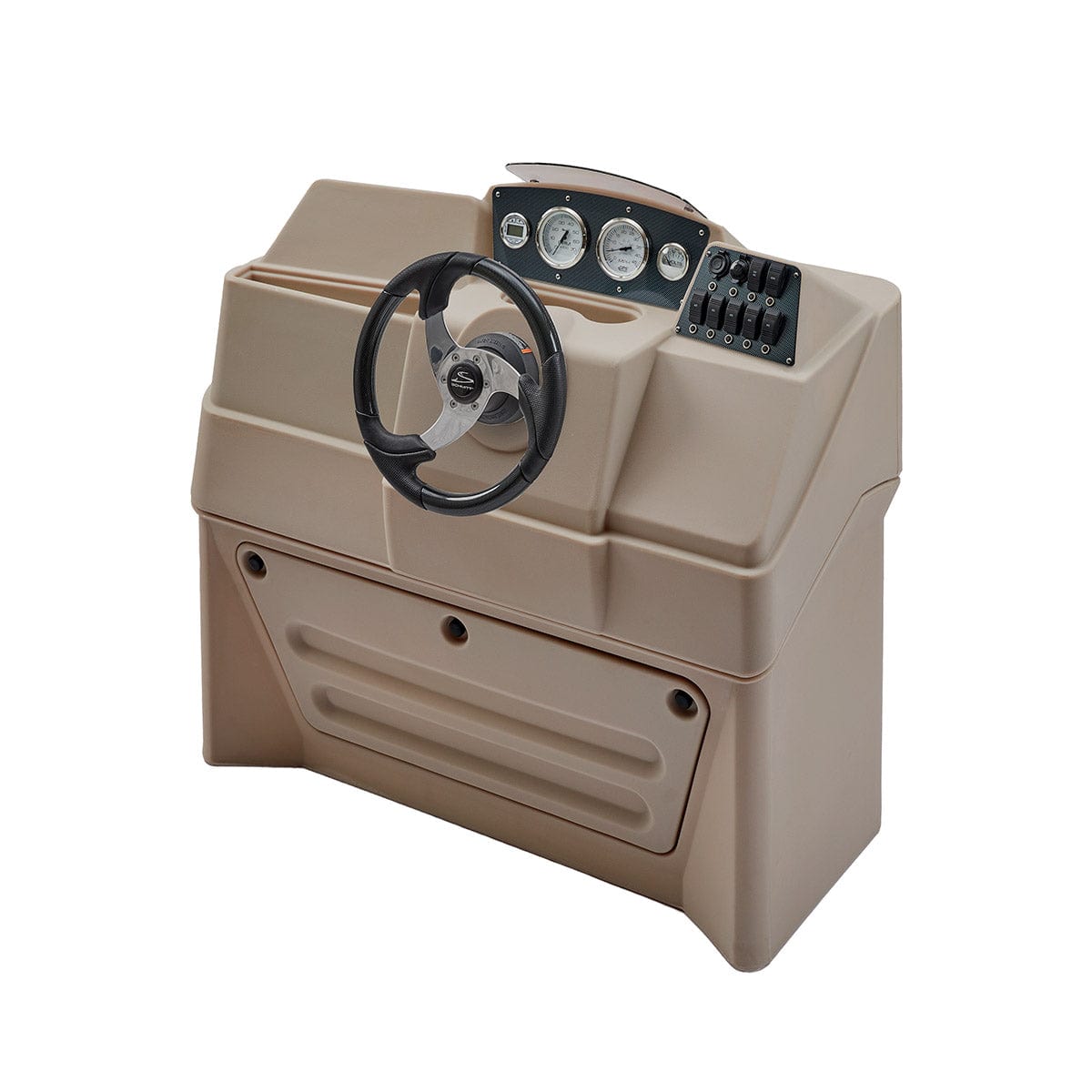 DeckMate Luxury Large Helm Console #color_beige & invisible