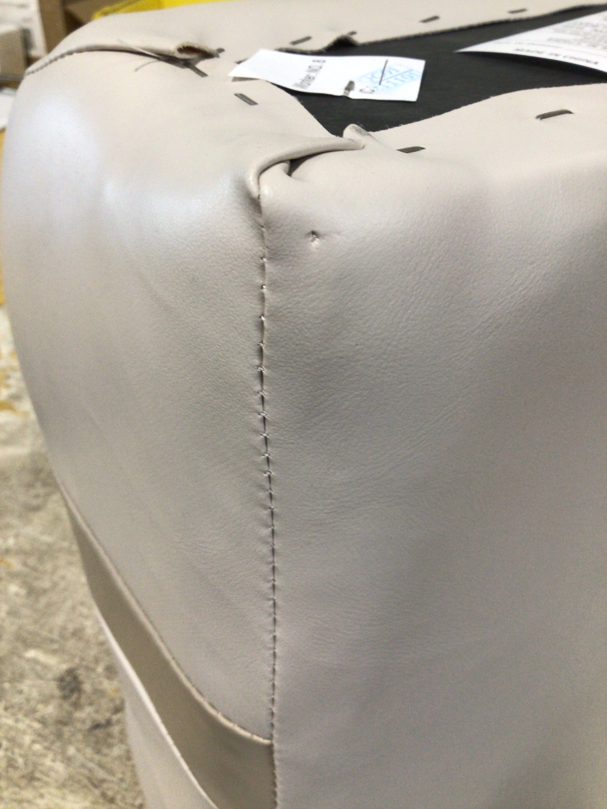 CLEARANCE ITEM CL-A610 | 30" Premium Pontoon Back Corner Cushion Only | Ivory, Tan, Beige | P30-304