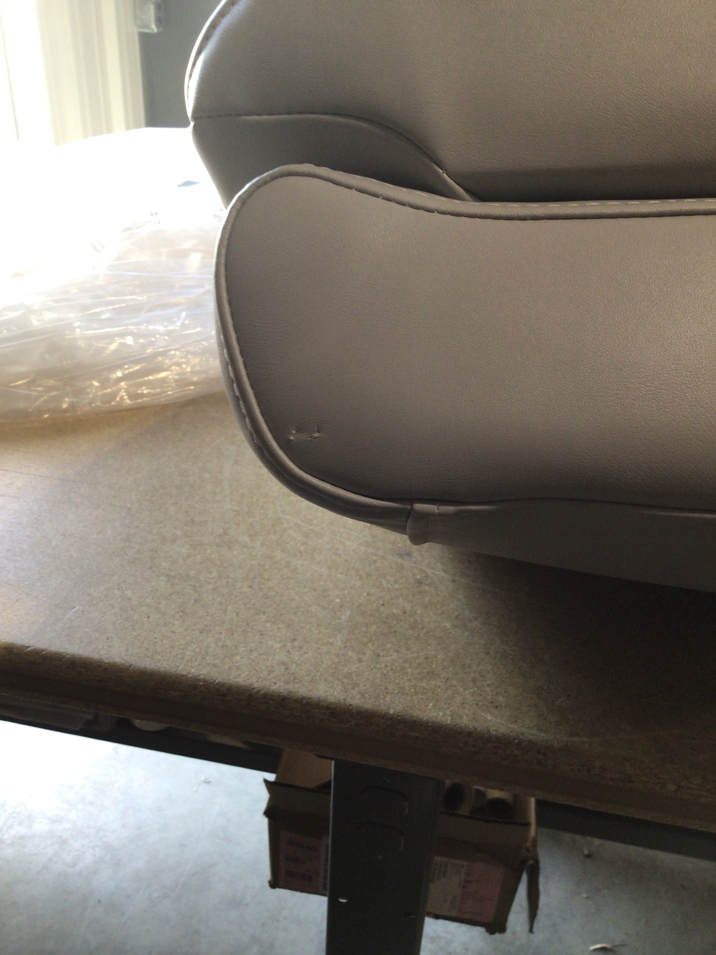 CLEARANCE ITEM CL-B546 | 30" Luxury Pontoon Back Corner Cushion Only | L30-500