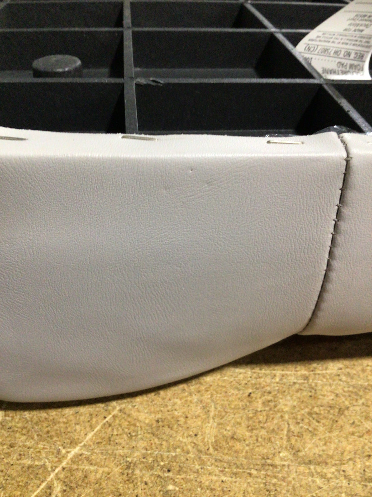 CLEARANCE ITEM | CL-B841 | 28" Premium Pontoon Corner Seat Cushion Only | Gray, Red & Charcoal | C28-201-1