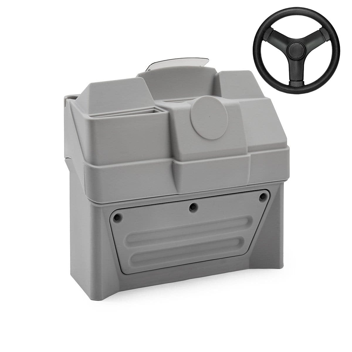 DeckMate Classic Large Helm Console Blank #color_gray & invisible