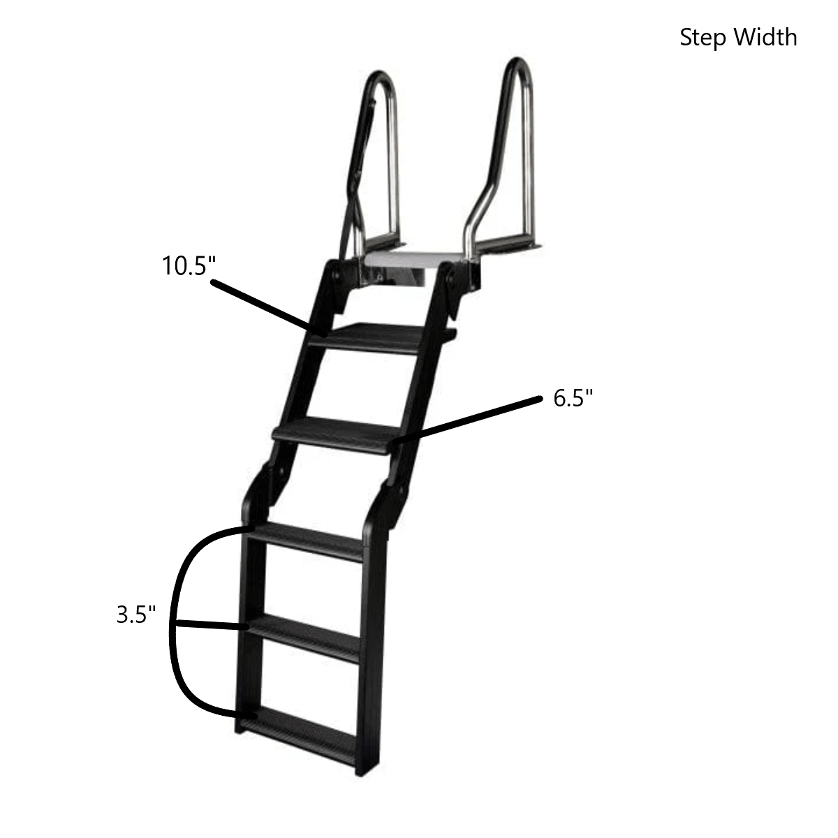 Lippert SureStep Pontoon Boat Ladder