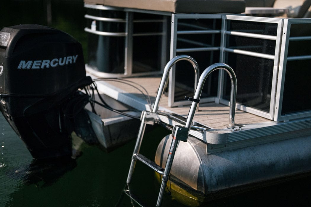 Stern Entry Pontoon Ladder (Stainless Steel)