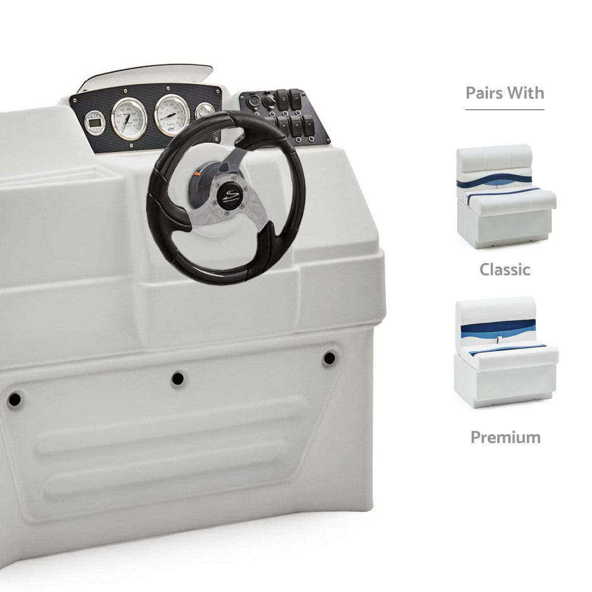 White Large Console Matching Images #color_white