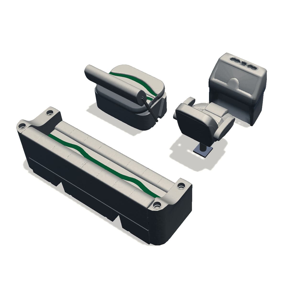 #color_ivory, green & tan