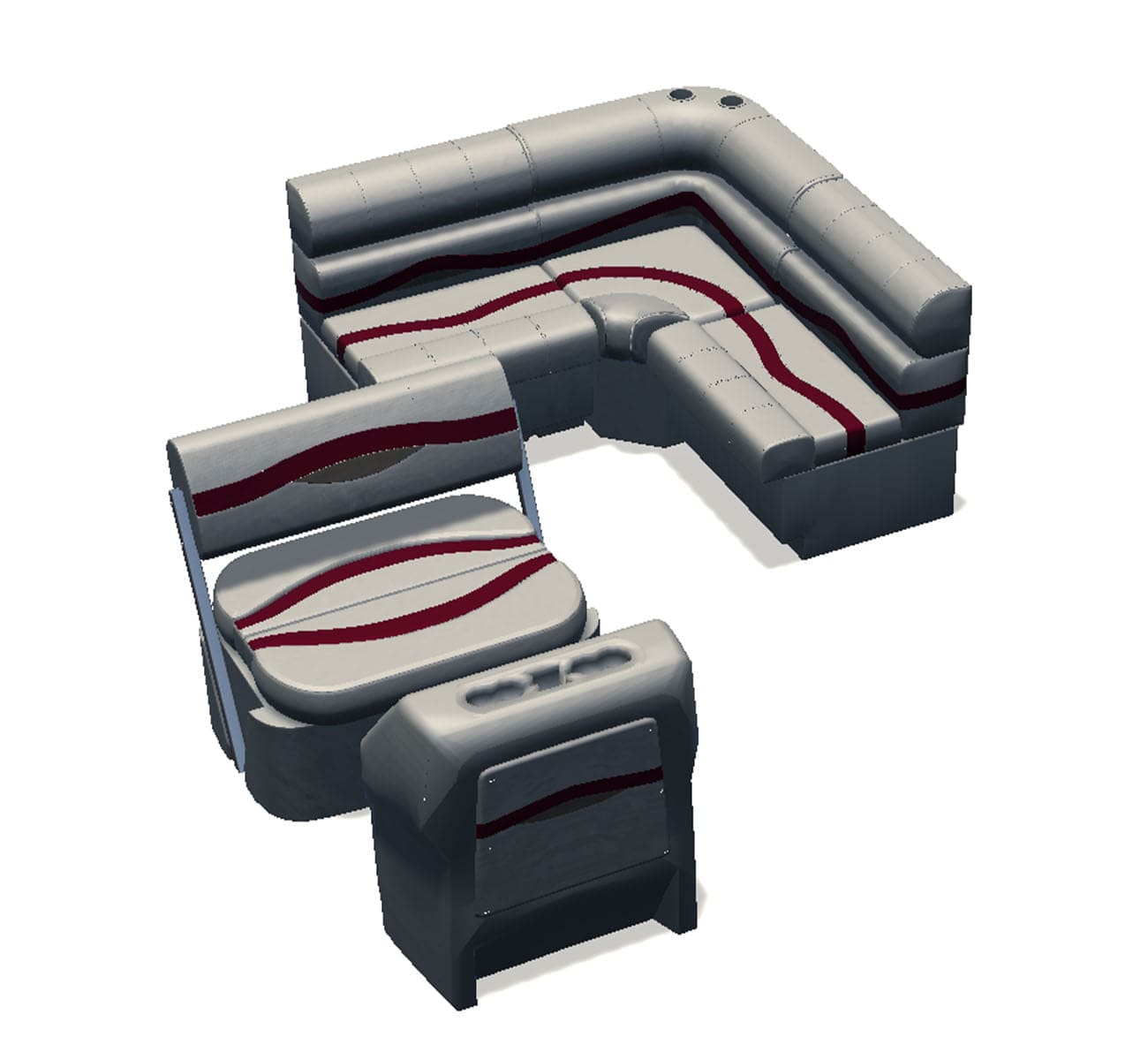 #color_ivory, burgundy & tan