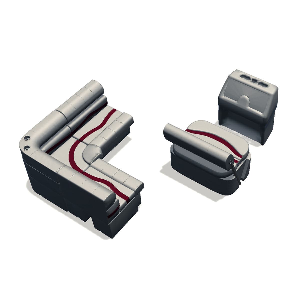 #color_ivory, burgundy & tan