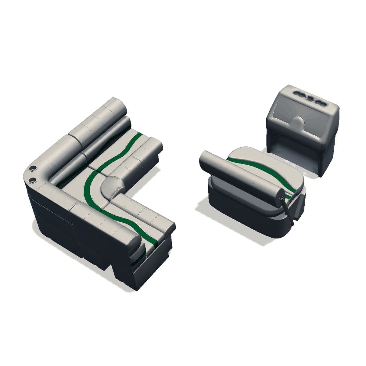 #color_ivory, green & tan