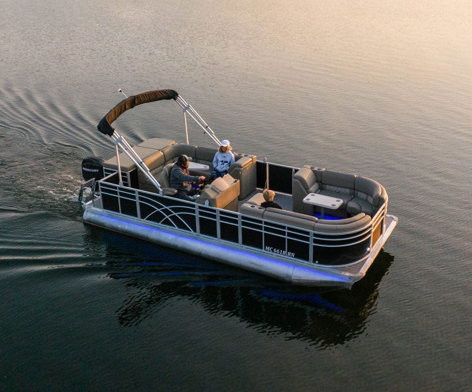Pontoon Boat Under Deck Lights
