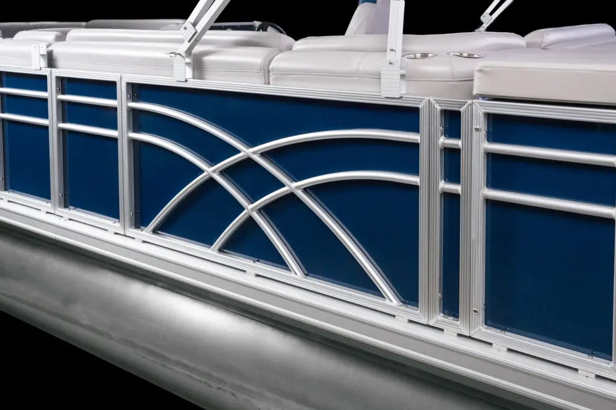 Stern Entry Bow - 8'6" Wide Pontoon Fence Rail Package