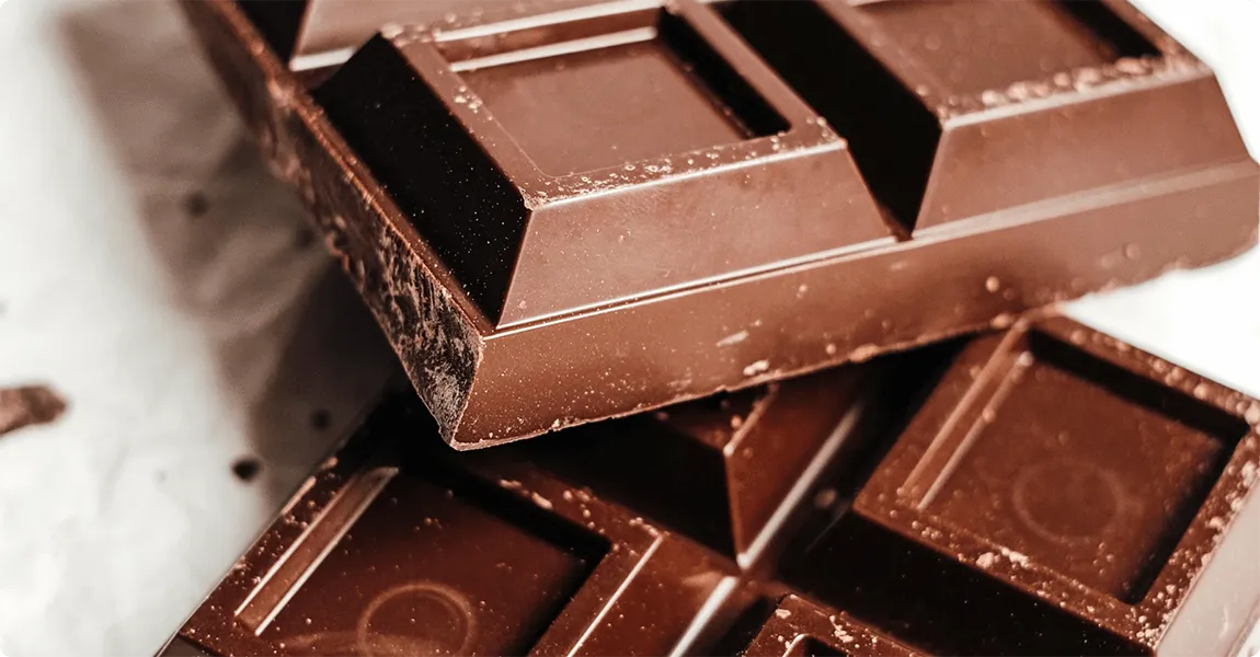 close up image of chocolate bars