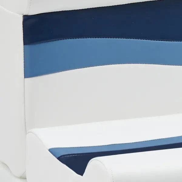 classic pontoon seat material close up image