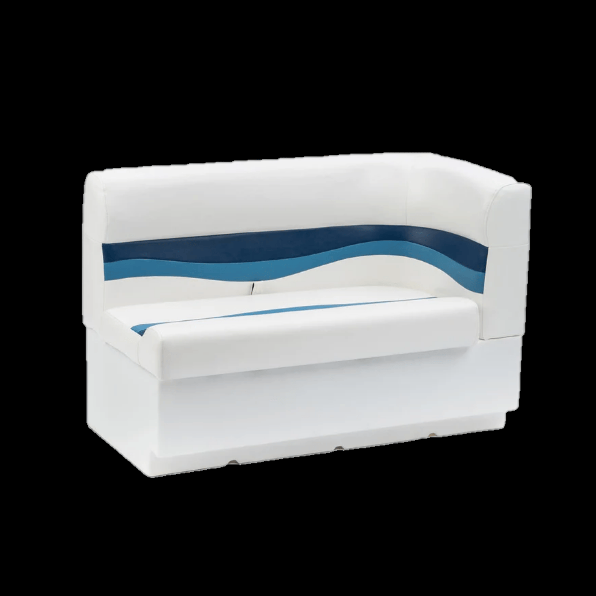 CLEARANCE ITEM CL-B265 | Right Classic Corner Bench Pontoon Seat | KCR45-100