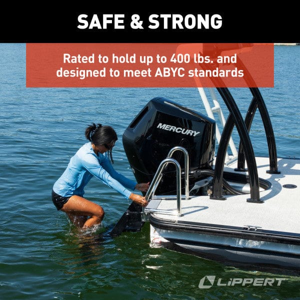 Lippert SureStep Pontoon Boat Ladder