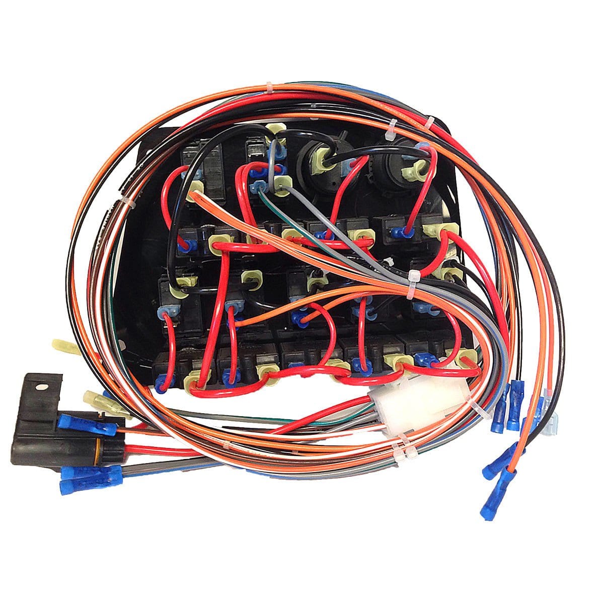 Fully Wired Switch Panel #wheel & panel color_burl wood