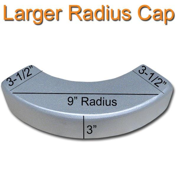 Radius Pontoon Corner Caps