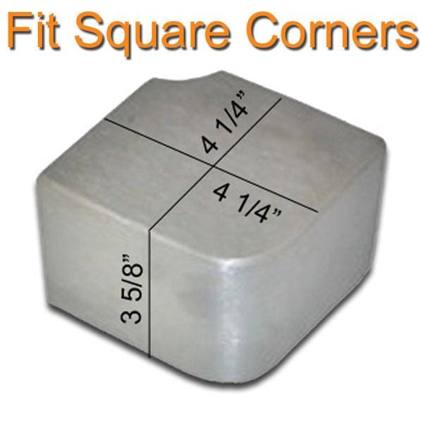 Square Pontoon Corner Caps