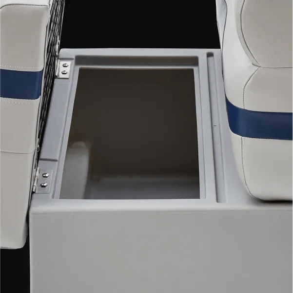 Premium pontoon boat seat storage