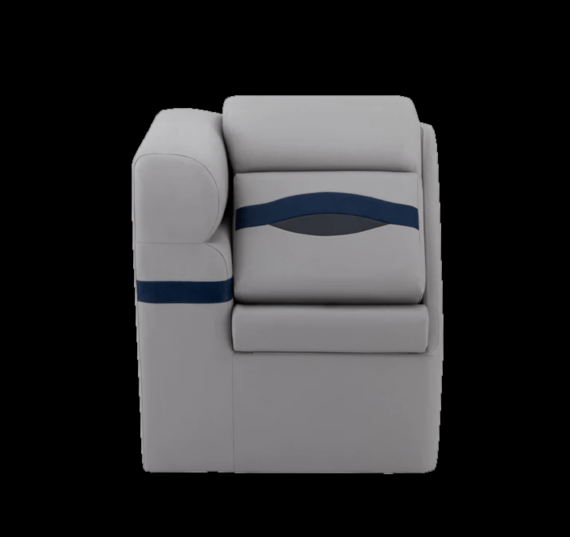 CLEARANCE ITEM CL-A714 | Premium Full Upholstered Left Lean Back Pontoon Seats | PLLB-300