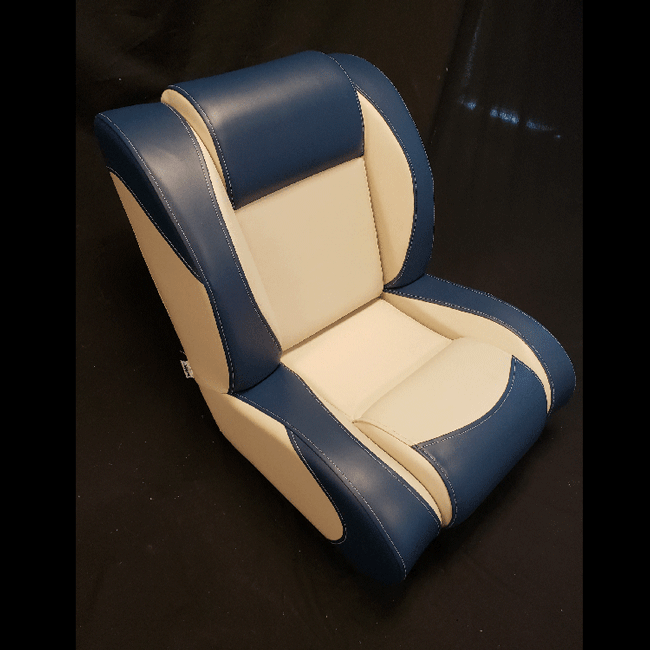 CLEARANCE ITEM CL-41 | Ivory and Blue BS-301-V1