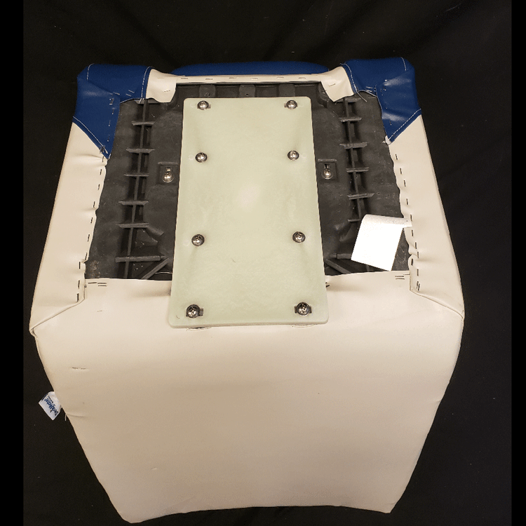 CLEARANCE ITEM CL-41 | Ivory and Blue BS-301-V1