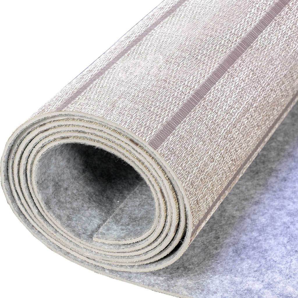 DeckMate Teak Woven Vinyl Flooring Sample roll #color_tan