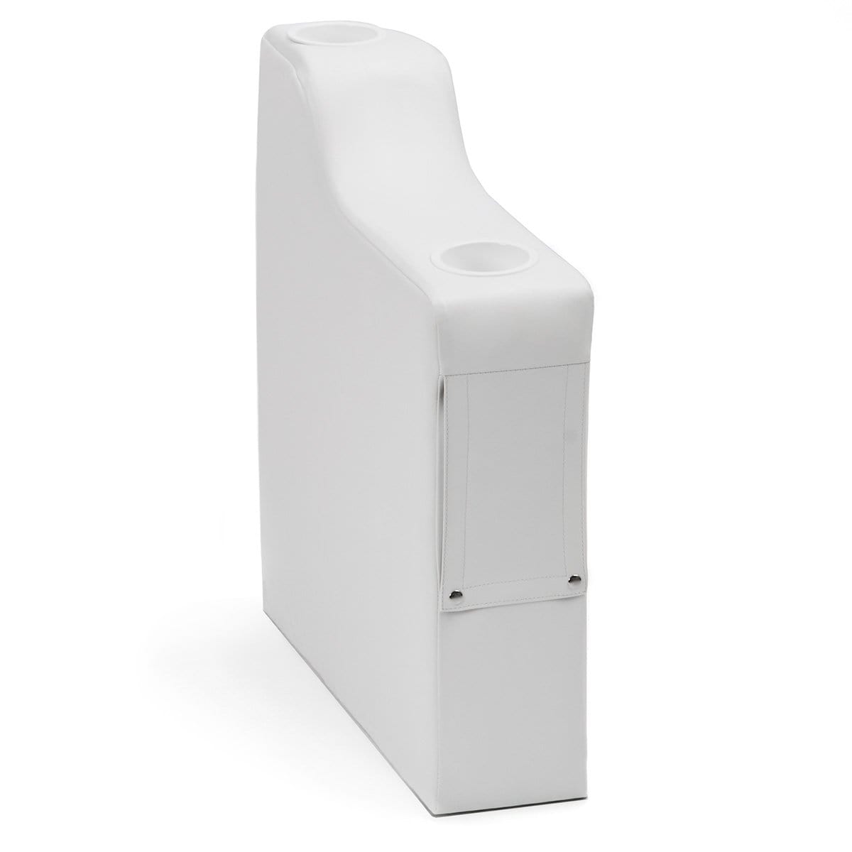 DeckMate Classic Pontoon Boat Seat Armrest #color_white