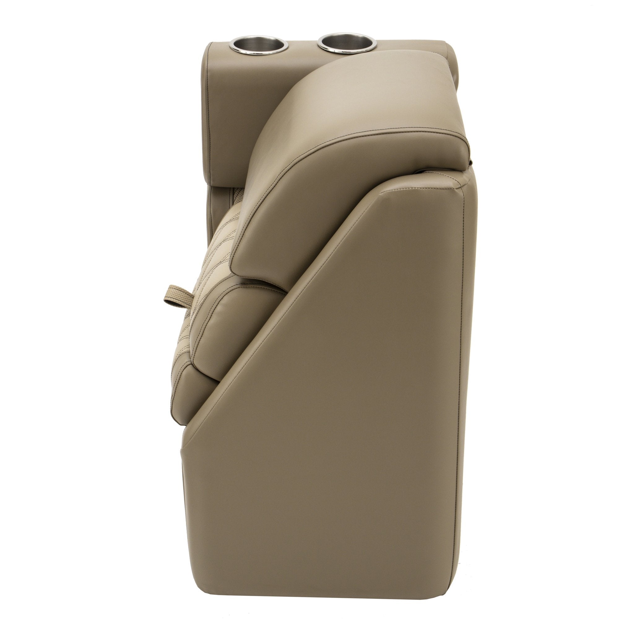 DeckMate Luxury Pontoon Lean Back profile #color_tan & beige