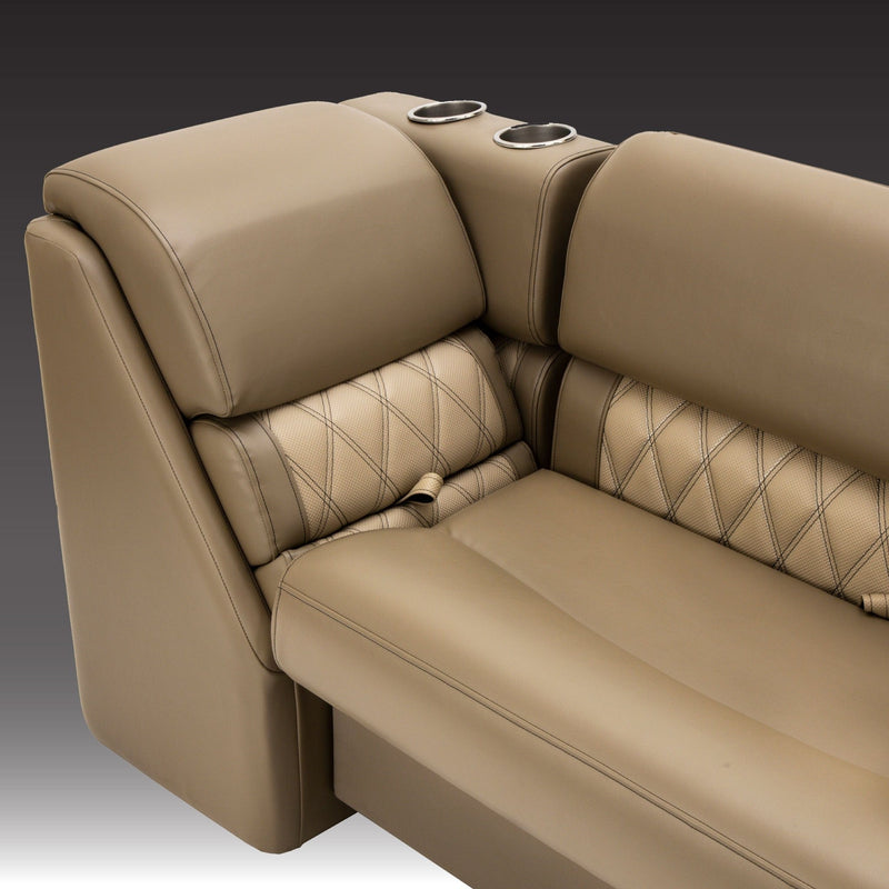 DeckMate Luxury Lean Back Seat attached