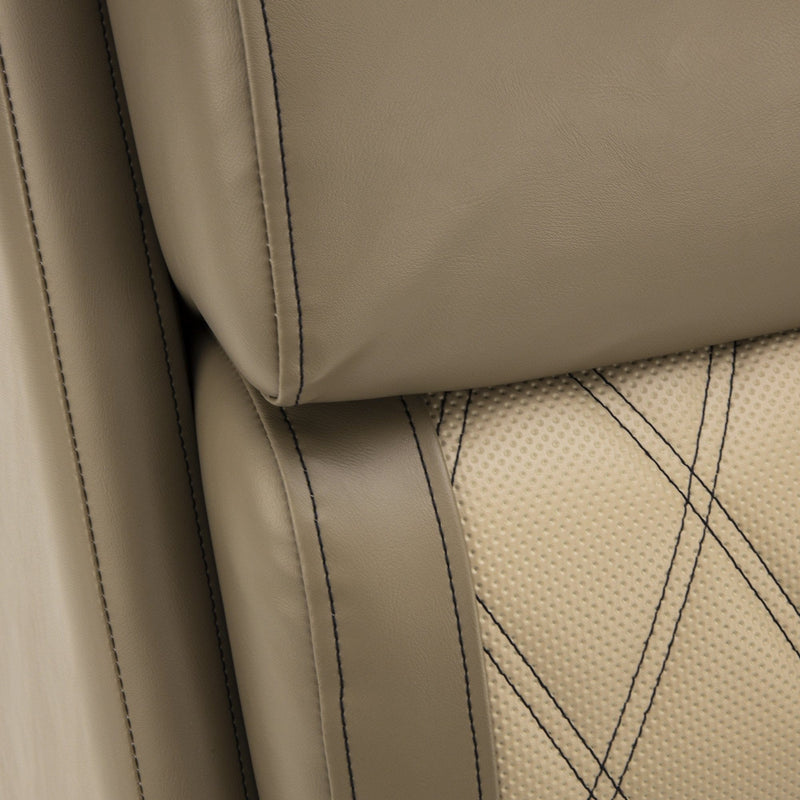 DeckMate Luxury Lean Back Seat stitching
