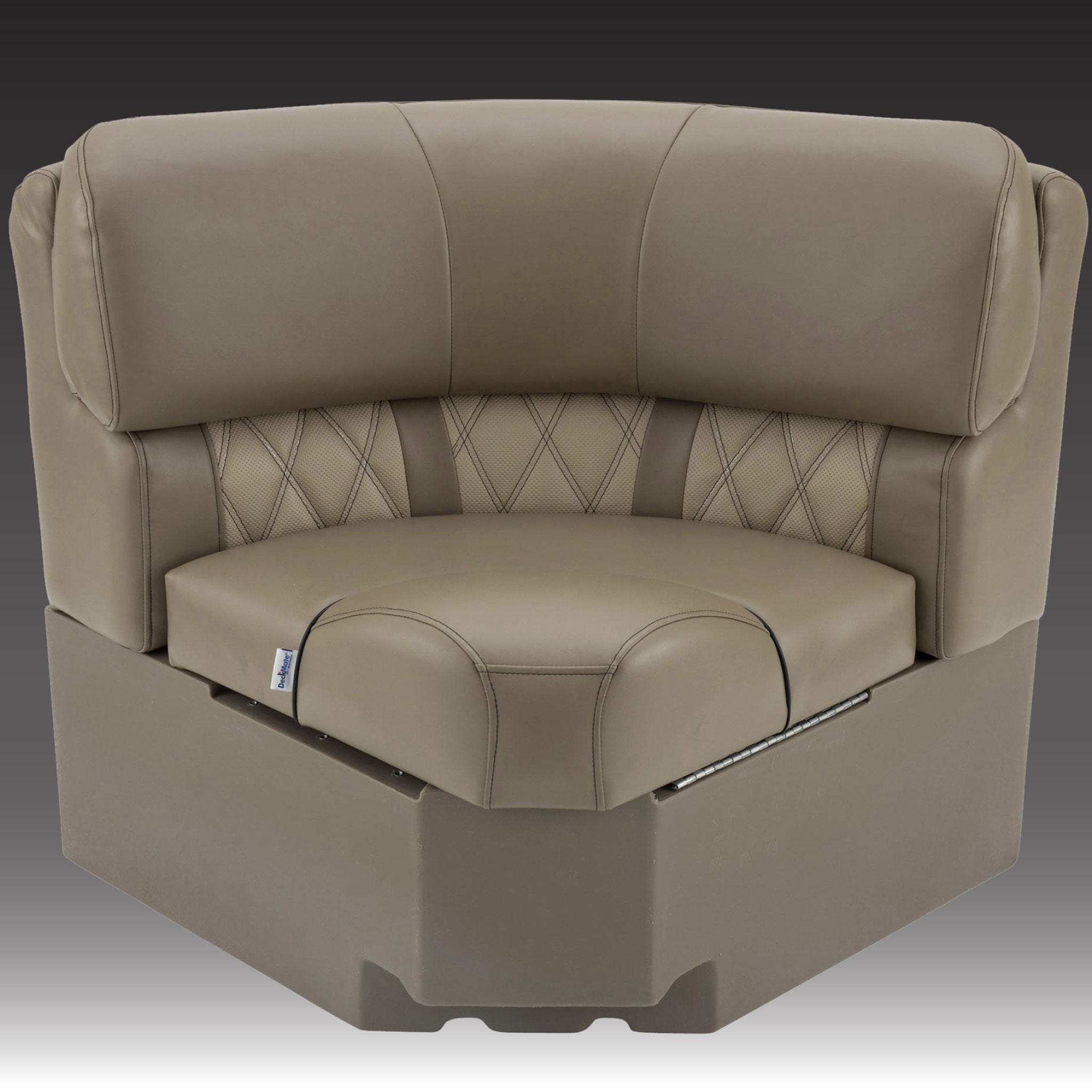 DeckMate Luxury Radius Corner Seat face #color_tan & beige