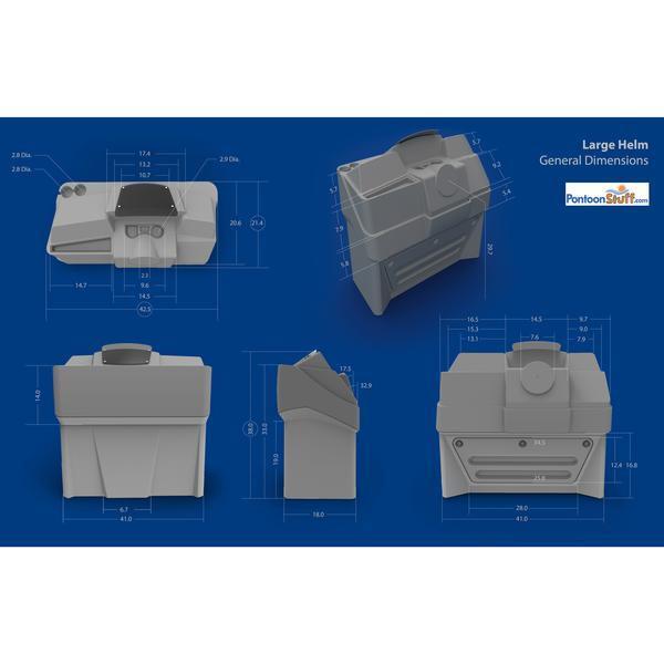 Classic Large Pontoon Console (Deck Designer)