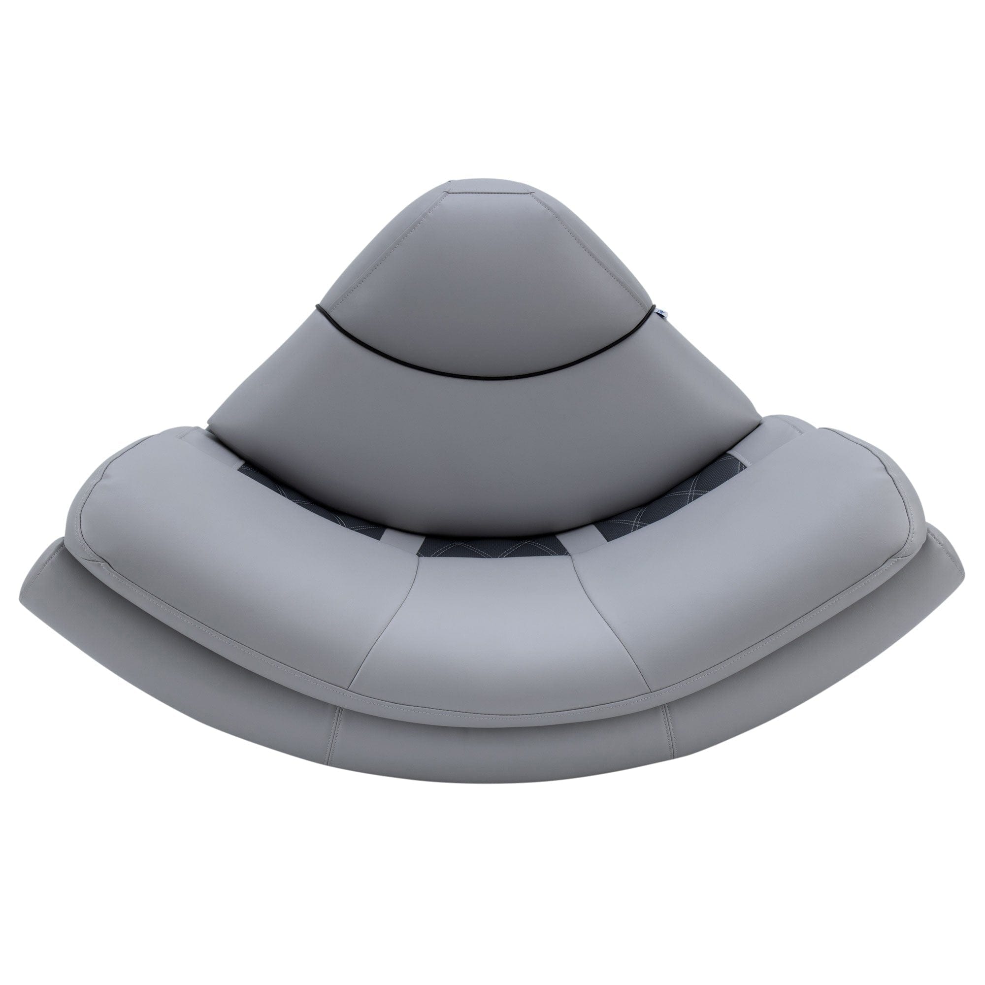 DeckMate Luxury Radius Corner Seat top #color_charcoal & gray