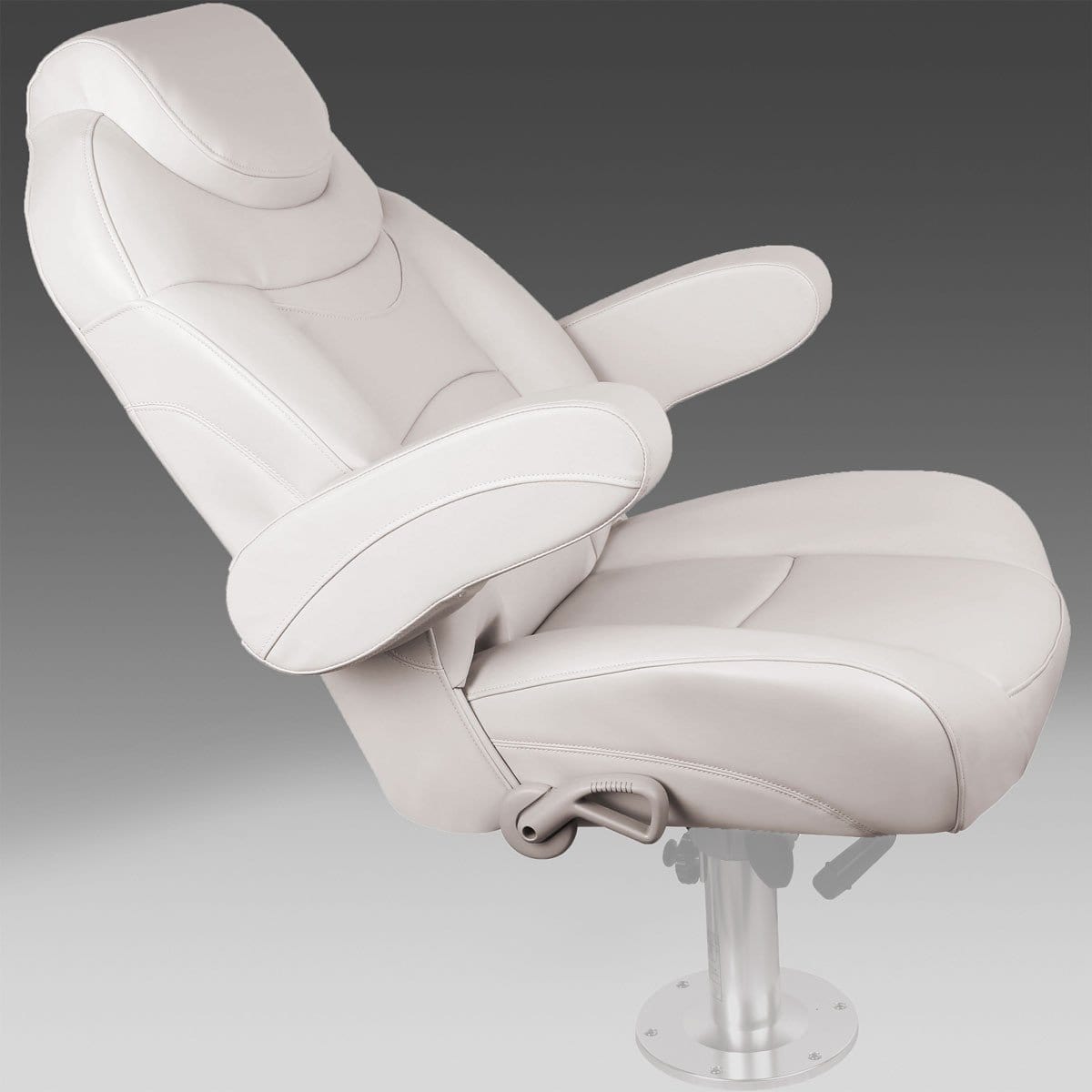 Reclining Pontoon Boat Seat Ivory