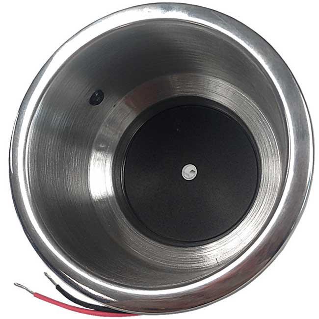 DeckMate Stainless Steel LED Cup Holders PontoonStuff